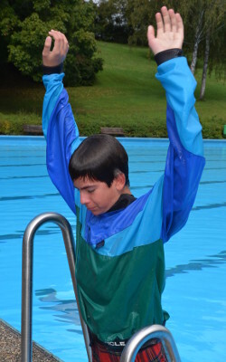 swimming in clothes cagoule pool canoeing kayaking anorak